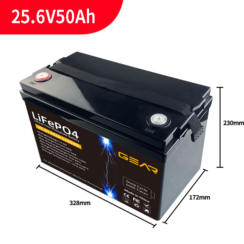 Акумуляторна батарея GEAR LiFePo4 25.6V / 50 Ah (1280Wh)